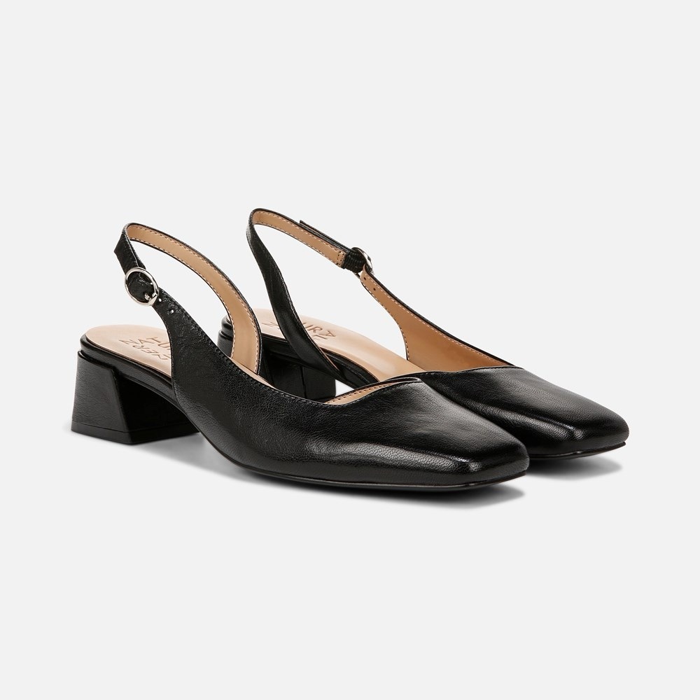 Naturalizer Jayla Slingback Black Pumps